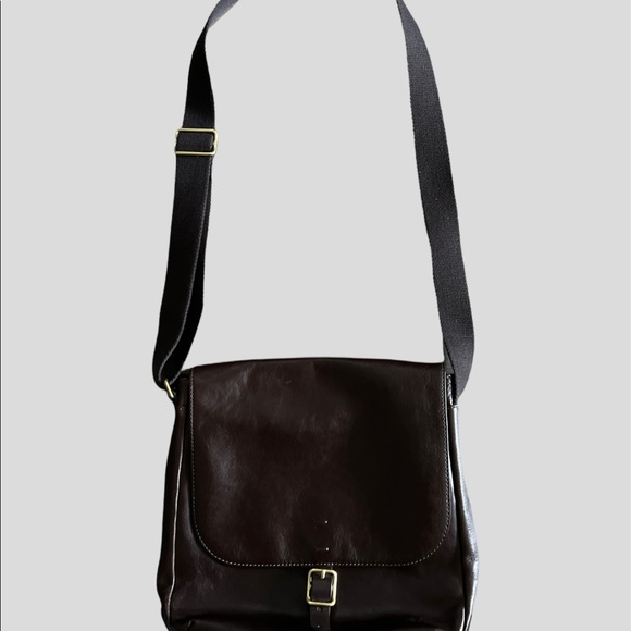 Fossil Leather Messenger Bag | Buckner NS City Messenger Bag - Picture 2 of 3